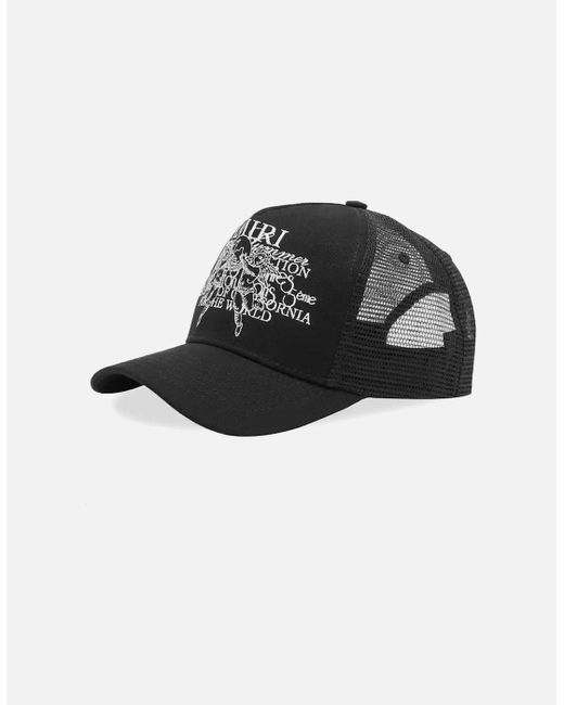 Amiri Black Pegasus Embroidered Cap for men