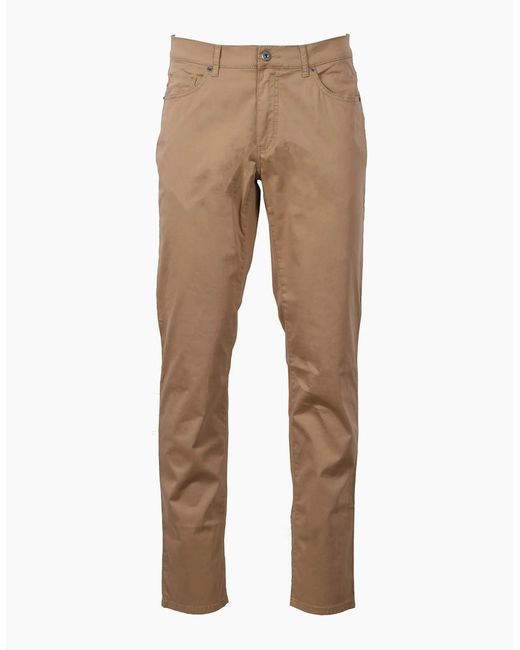 Brax Brown Cadiz Cotton Jeans Tan for men