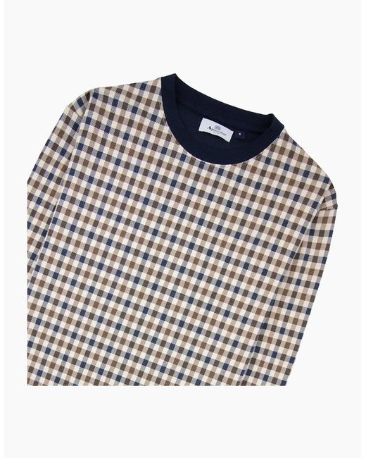 Aquascutum Blue Iconic Crewneck 11 for men