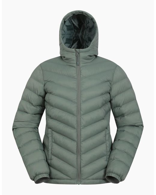 Mountain Warehouse Green Ladies Seasons Padded Jacket