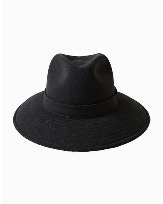 Nooki Design Black Stevie Fedora Hat