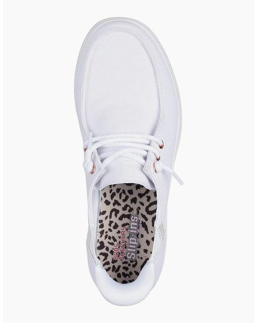 Skechers White Skipcute