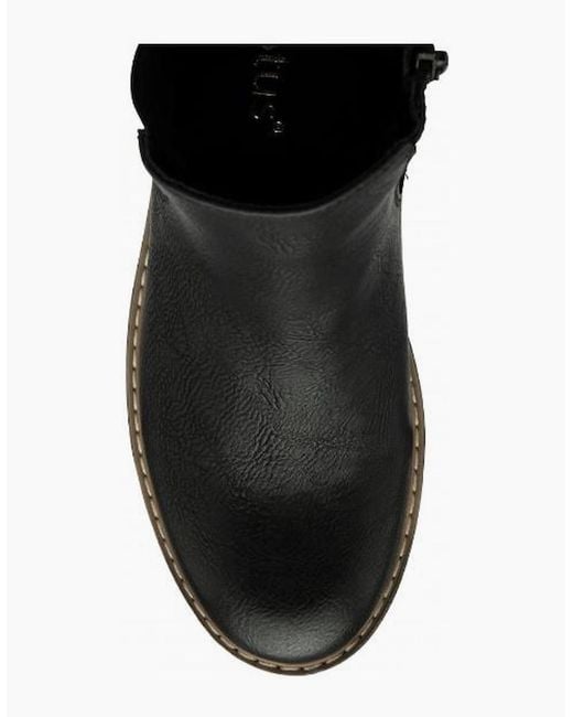 Lotus Black Lottie Boot Leather