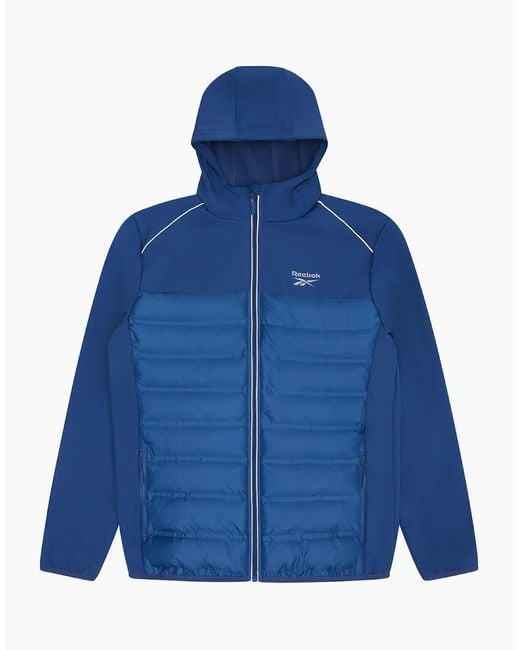 Reebok Blue Herston Hybrid Jacket for men
