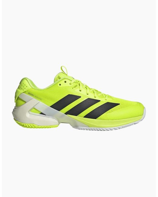 Adidas Yellow Adizero Ubersonic 5 Lace-Up Sneakers for men