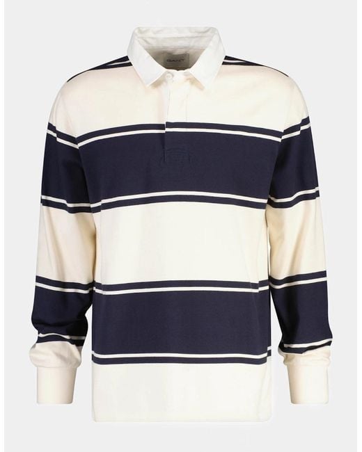 Gant Blue Striped Rugger for men