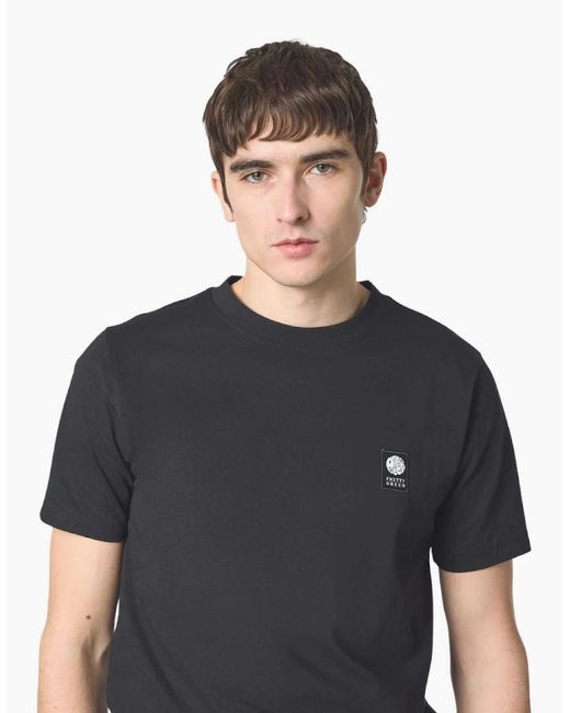 Pretty Green Black Sinclair Ss T-Shirt for men
