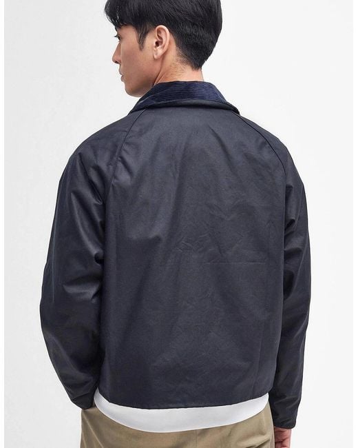 Barbour Blue Spey Wax Jacket for men