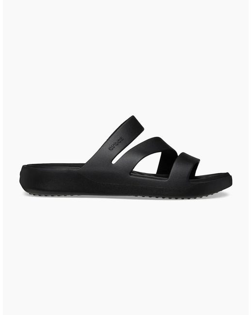 CROCSTM Black Getaway Strappy Thermoplastic Sandals
