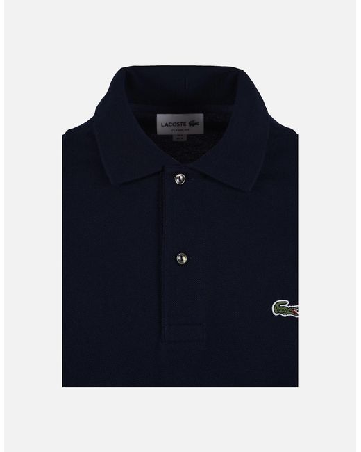 Lacoste Blue L.12.12 Pique Cotton Polo Shirt for men
