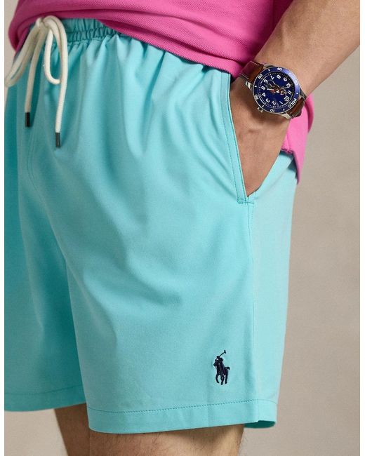 Polo Ralph Lauren Blue Traveller Swim Shorts 004 Hammond for men