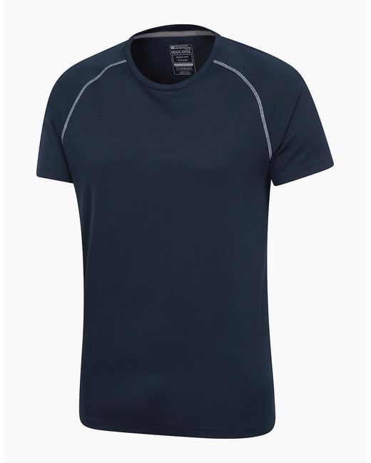 Mountain Warehouse Blue Endurance Isocool T-Shirt for men