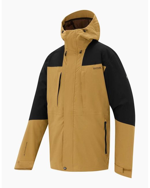 Regatta Yellow Freesdale Waterproof Jacket for men