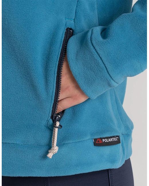 Craghoppers Blue Crag Caprice Quarter Zip Fleece