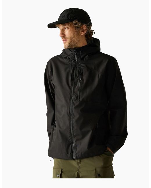 Regatta Black Frankie Waterproof Jacket for men