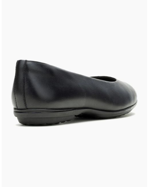 Hush Puppies Black Alice Flat Ballerina Ballerina Shoes