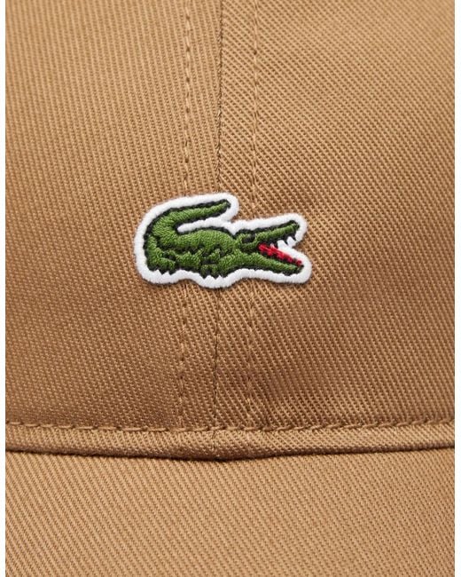 Lacoste Natural Organic Cotton Twill Cap for men