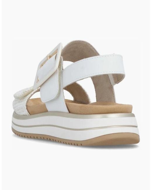 Remonte White Ladies Sandal D1J53-81