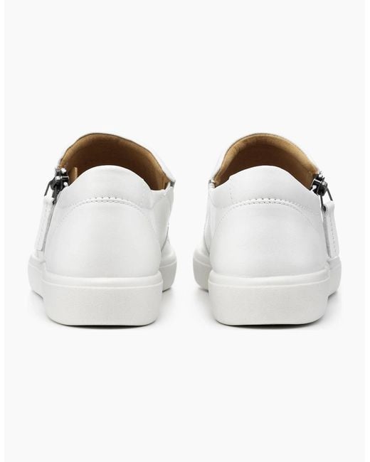 Hotter White Daisy Wide Fit Casual Shoes