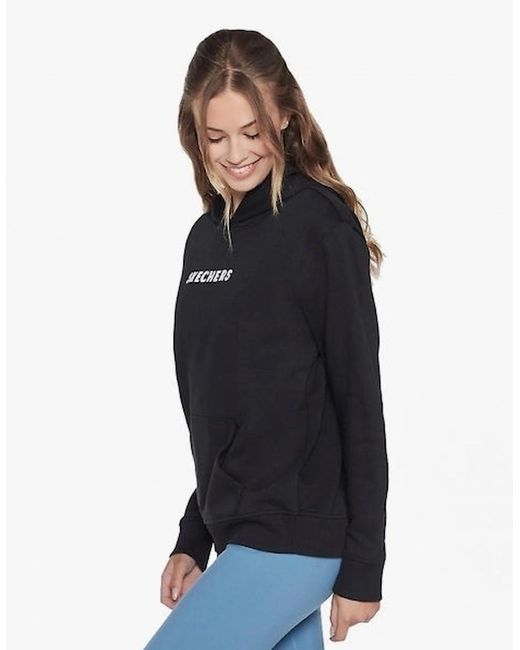 Skechers Blue Whd69/Blk Signature Cotton Hoodie