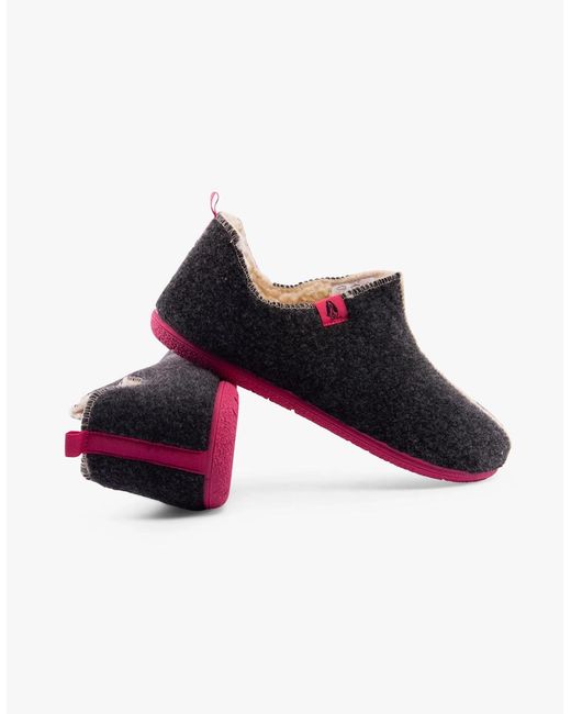 Hush Puppies Blue Good Slippers Charcoal