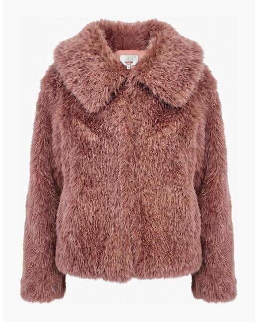 Nooki Design Pink Galaxy Faux Fur Jacket