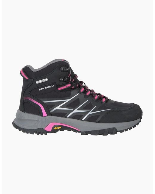 Mountain Warehouse Black Ladies Extreme Byzantine Vibram Waterproof Walking Boots