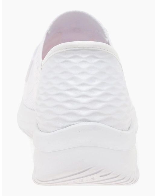 Skechers White Slip