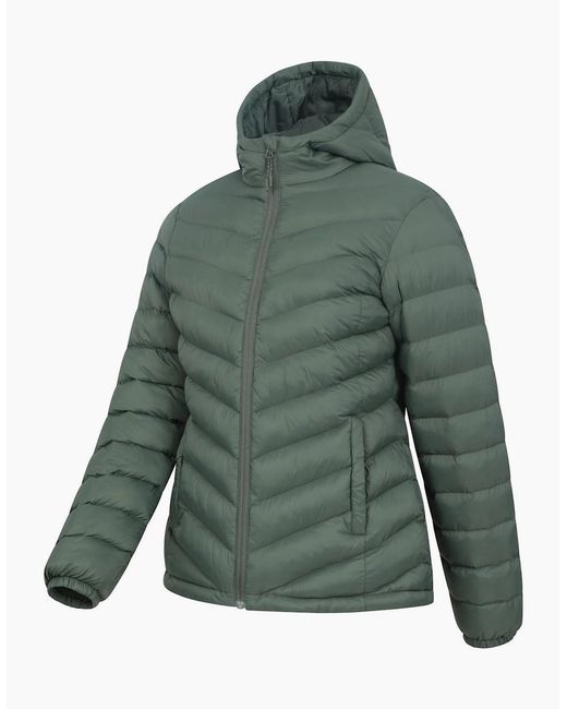 Mountain Warehouse Green Ladies Seasons Padded Jacket
