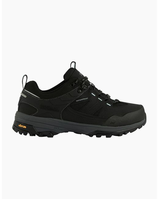 Regatta Black Ladies Regen Low Walking Shoes