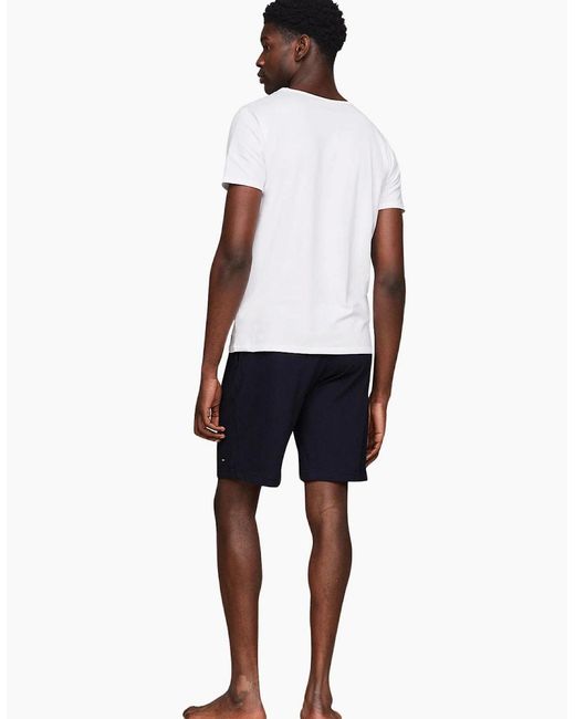 Tommy Hilfiger White 3-Pack Stretch Cotton Crew-Neck T-Shirts for men