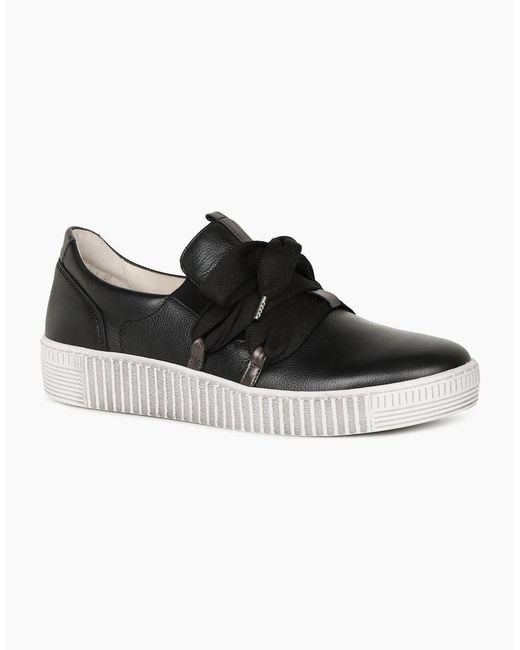 Gabor Black Waltz Casual Trainers