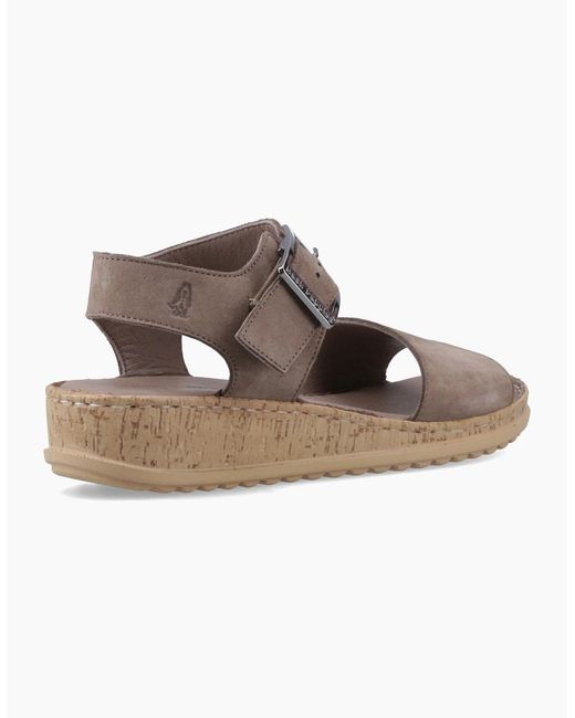 Hush Puppies Gray Ellie Ankle Strap Sandals