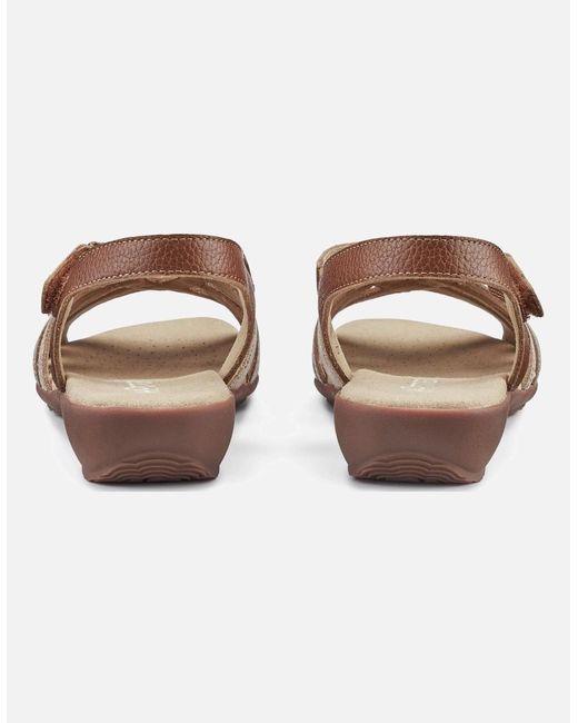 Hotter Brown Flare Sandals