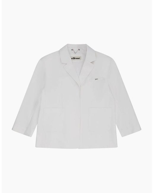 Ellesse White The Tailored Blazer