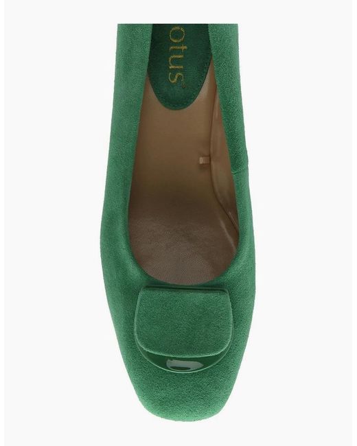 Lotus Green Valentina Pumps