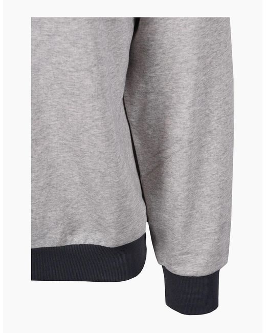 Boss Gray Boss We_Edge Sweatshirt Open for men