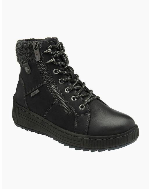 Lotus Black Penrithe Ankle Boots