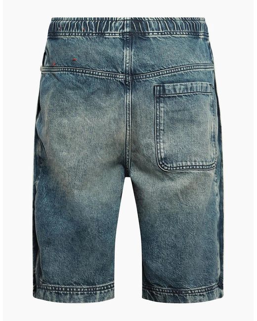 DIESEL Blue D Axfor Short Denim Shorts for men
