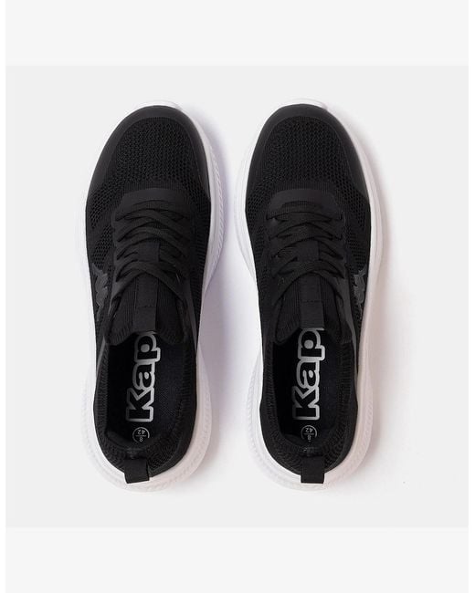 Kappa Black Knit Trainers for men