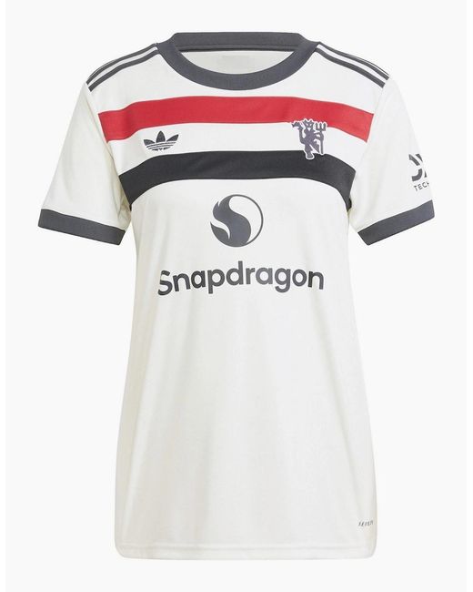 Adidas White Manchester United Third Shirt 2024 2025