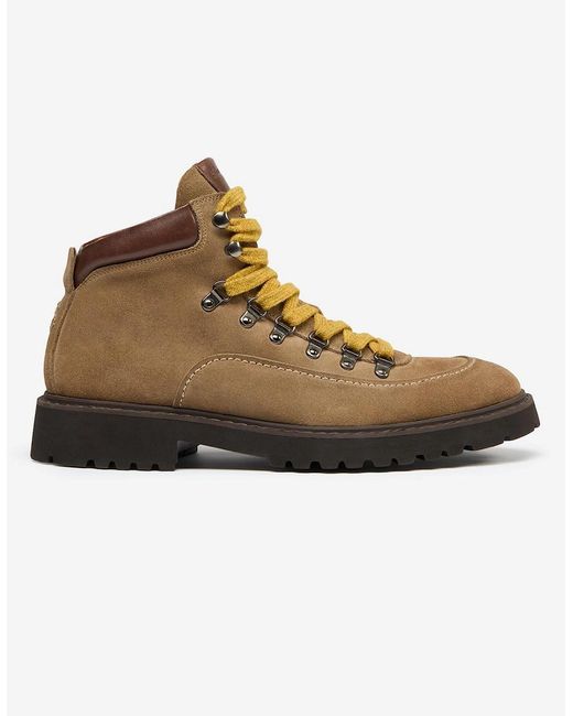 Oliver Sweeney Brown Calf Suede Hiker Boots for men