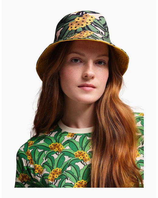 Regatta Green Orla Tropical Reversible Bucket Hat