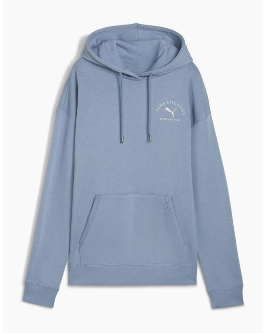 PUMA Blue Class Relaxed Overhead Tech Fleece Hoodie