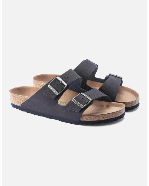 Birkenstock Arizona Blue Vegan Micro Fibre Sandals for men