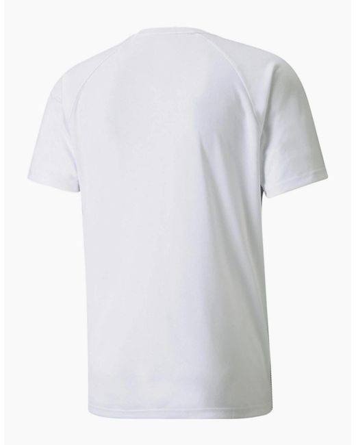 PUMA Blue Teamliga Striped Jersey T-Shirt for men