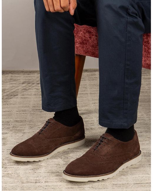 Oswin Hyde Brown Tyler Suede for men