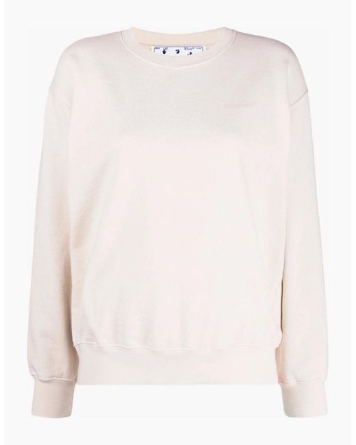 Off-White c/o Virgil Abloh White Diag Regular Crewneck Sweatshirt