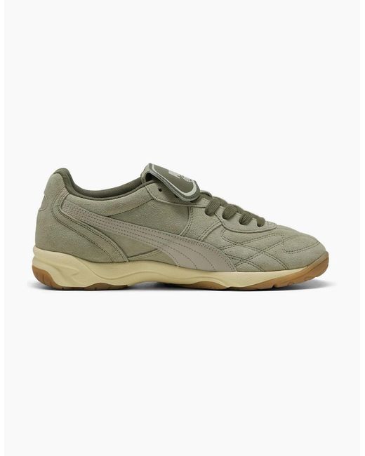 PUMA Green King Indoor Suede Low Top Trainers for men