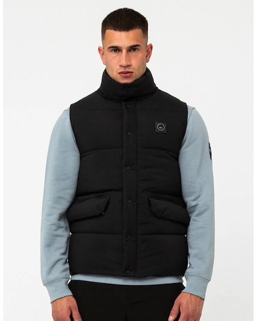 Marshall Artist Black Pinnacle Gilet for men